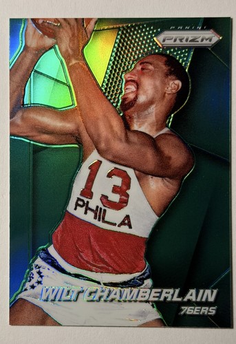 Wilt Chamberlain [Gold Prizm] #220 2014 Panini Prizm card