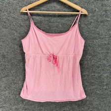 Gap Body Cami Top Women XL Pink Sleeveless Spaghetti Strap Round Neck Sleepwear