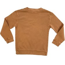 Cat  Jack Boys Brown Textured Cotton Crewneck Sweatshirt Size M 8 F00246264