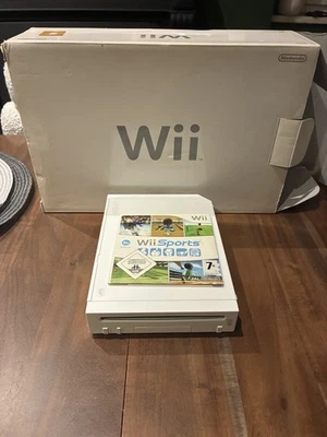 Nintendo Wii 512 Mo Console - White / Blanc - Good Condition - PAL - Complete - Photo 1/4