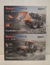 fischertechnik Radlager 73 tlg. 576106 + Traktor 58 tlg.  576107