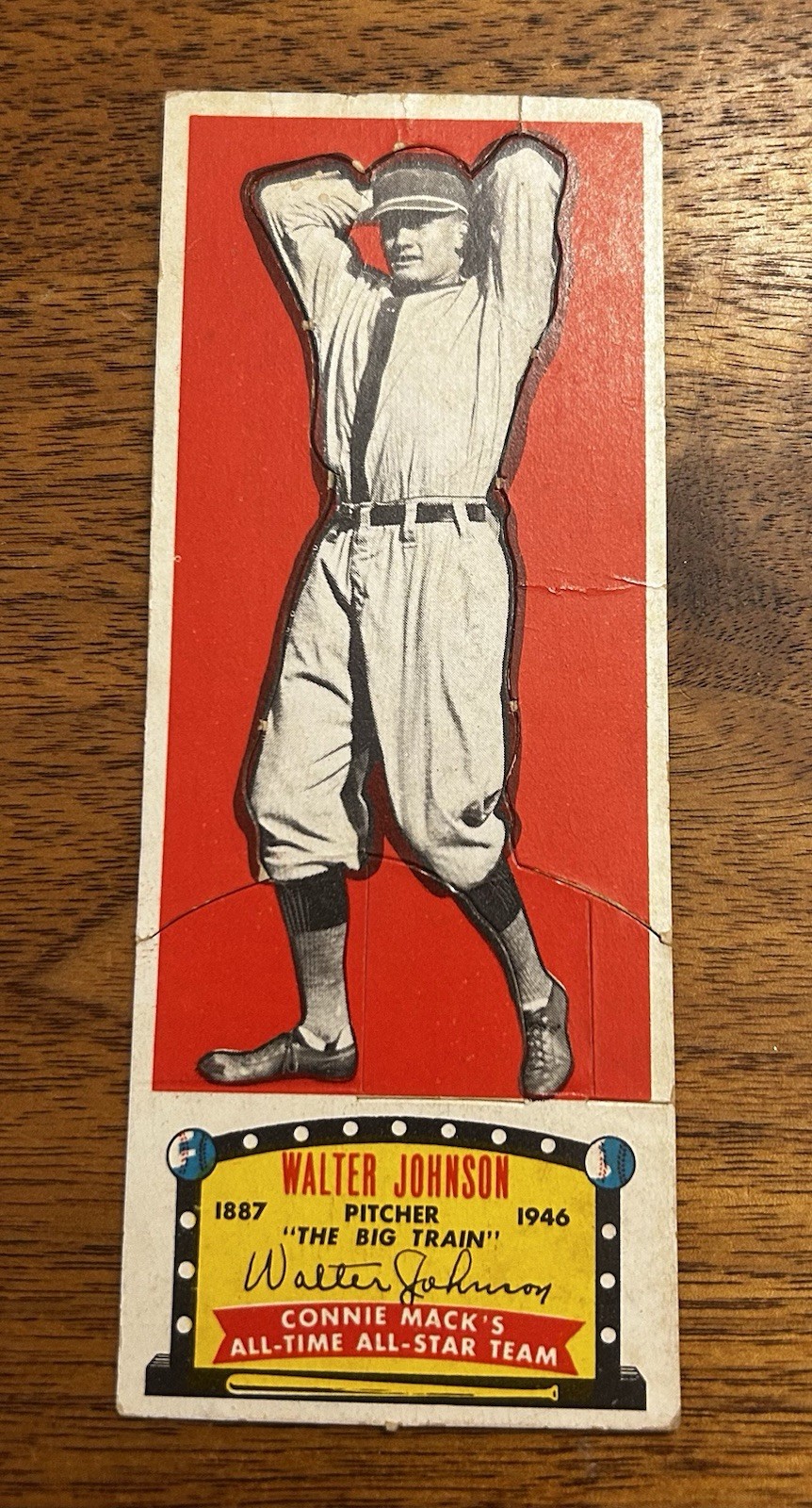 1951 Topps Connie Mack's All-Stars #  6 Walter Johnson
