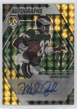 2023 Panini Mosaic Mosaic Gold Prizm 2/10 Mike Quick #AM-MQ Auto uk2