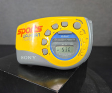 Sony Walkman SRF-M78 AM/FM Sports Radio Wrist Arm Band Strap Tested FAST SHIP   