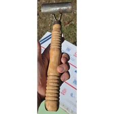 Antique EC Atkins Co Cabinetry Scraper Turned Wood Handle