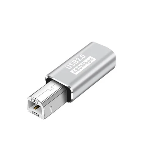 USB C Female to USB B Male MIDI Printer Electric Pianos Synthesizers Adapter