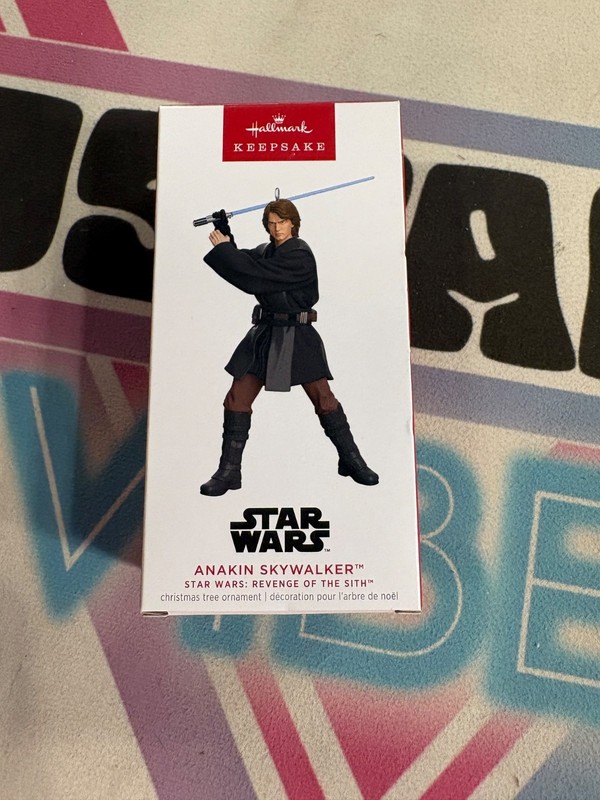 HALLMARK ANAKIN SKYWALKER #27 STAR WARS SERIES 2023 CHRISTMAS KEEPSAKE ORNAMENTS