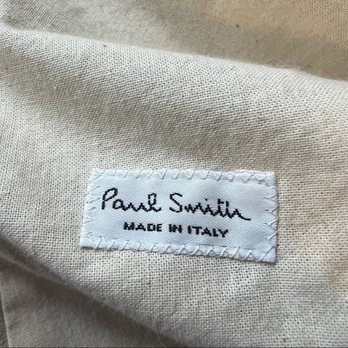 Paul Smith Leather Jacket Blazer Mens Medium 40 Taupe Made In Italy Sport Coat image 13
