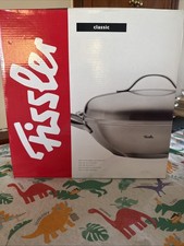 Fissler Classic Stainless Steel, Wok With Rack And Lid 28cm
