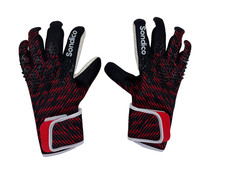 Sondico Aero Lite Mens Goalkeeper Gloves Size 9, Black, Red, New