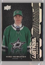 2018-19 SPx UD Black Lustrous Rookies Auto Miro Heiskanen #LR-MH Auto 9hi