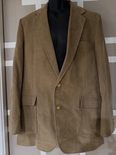 Vtg 70s 80s Haggar Men s Corduroy Blazer W/Retro Elbow Patches Sz 42L MINT COND