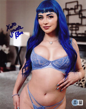 Hot Sexy Jewelz Blu Signed 8x10 Photo Adult Star Autograph Beckett Hologram