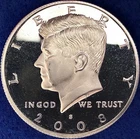 2008-S Kennedy Silver Half Dollar DCAM Ch Proof