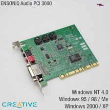 Creative Labs Ensoniq Es1370 Audio Pci 3000 Sound Card Karte Windows 95 98 2000