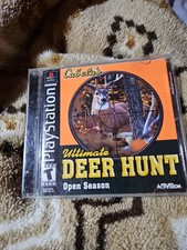 Cabela's Ultimate Deer Hunt (PlayStation 1 PS1) Open Season CIB COMPLETE
