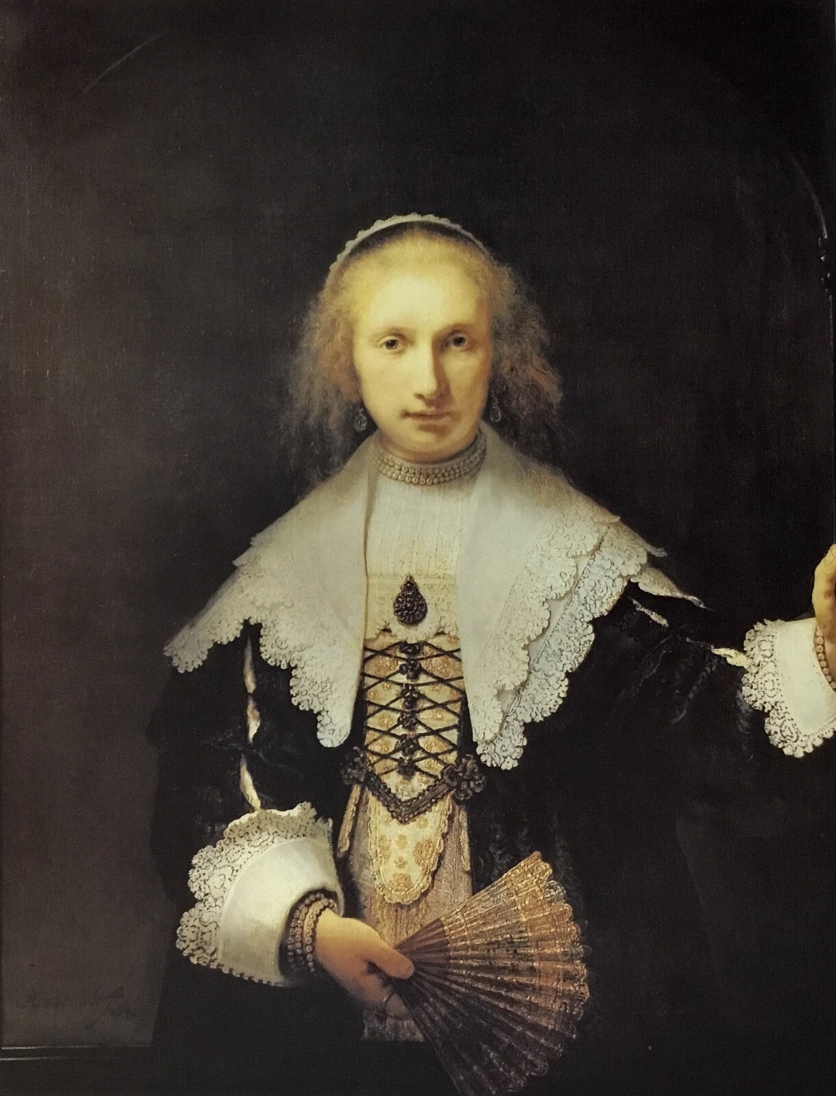 Rembrandt van Rijn A Portrait of Agatha Bas Custom Framed Print eBay