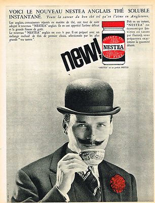 REKLAME WERBUNG 015 1963 ESTEA Englischer Tee löslich
