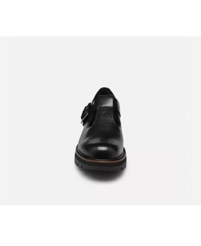 Clarks Orianna Bar Women Chunky Platform Loafers Black leather Size UK 4 D / 37 - Picture 5 of 6