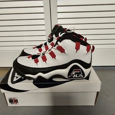 Fila Men's Retro Grant Hill 1 95 Classic Athletic White Black Red Men's Size 11