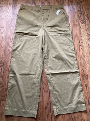 Women GAP High Rise Barrel Khaki Pant Trouser Relax Olive Green 20T PP#524  | eBay