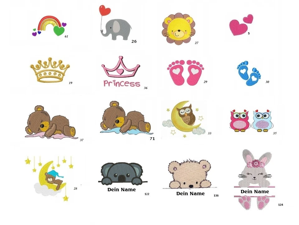 GESCHENKSET Babydecke mit Namen & Motiv bestickt + Schmusetuch mit Name – Person - Bild 3 von 3