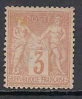 Francia - Correo 1877 Yvert 86 * Mh