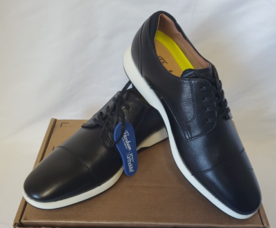 Florsheim Transit Cap Toe Oxford Men's Casual Shoe Black White