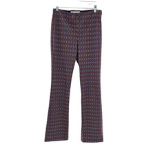 Zara Flared Jacquard Trouser Pants Women's Size Small