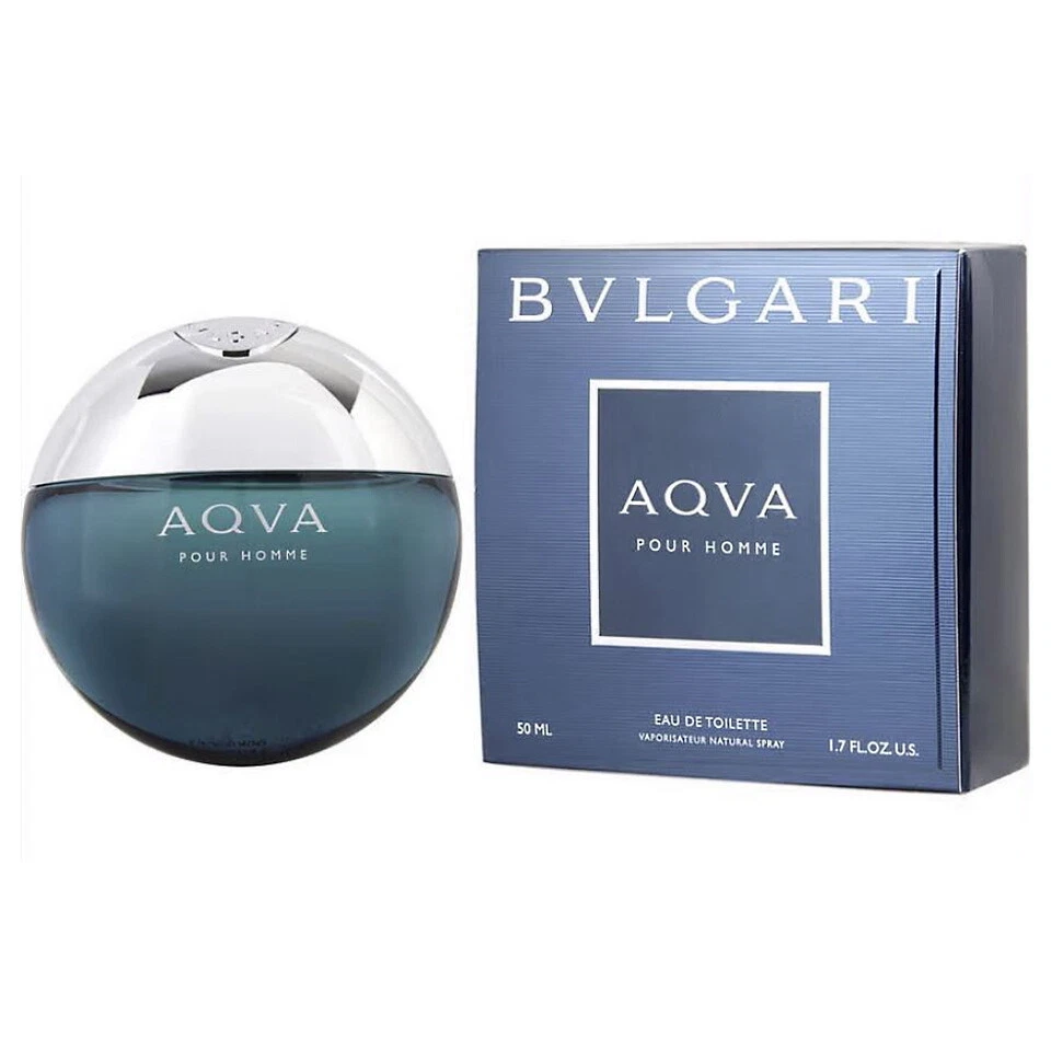 Bvlgari Aqva Pour Homme Eau De Toilette 1.7 oz 50 ml Spray For Men