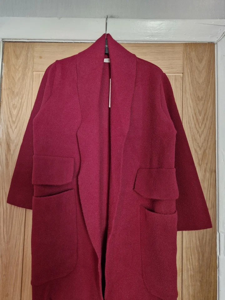 Nwt wine heavy weight coatigan size small - Image 4 of 4