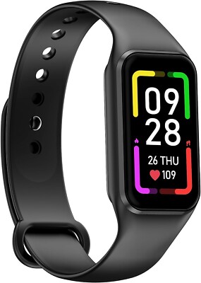 Smart Watch 2024 Herren Damen Wasserdicht SportuhrFitnessuhr Schrittzähler F169