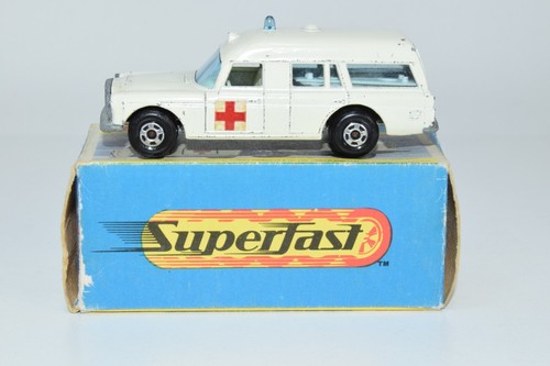 B8 1:60 3INCH 3 INCH MATCHBOX SUPERFAST 3 MERCEDES BENZ BINZ AMBULANCE EXIB - Bild 2 von 16