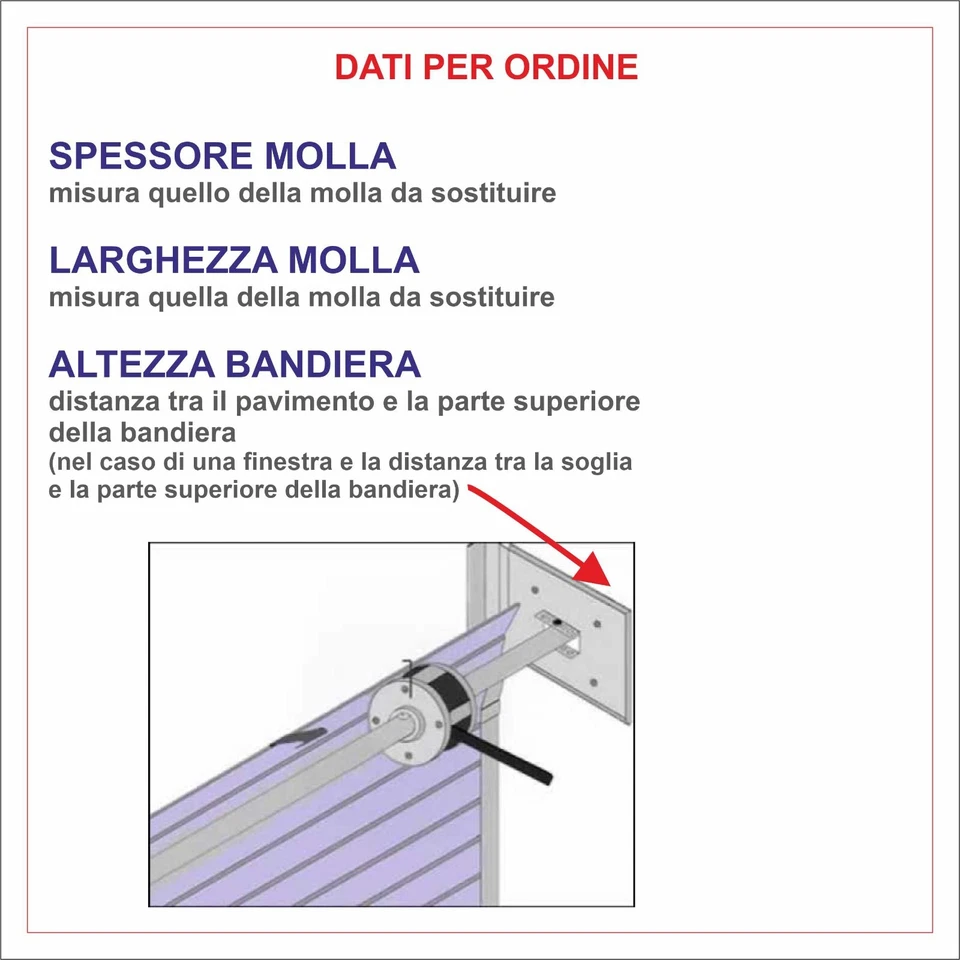 Molla per Serranda di Alta Qualità - Resistente e Affidabile - Spedizione Rapida - Immagine 2 di 4