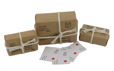 Dollhouse Mail Parcels & Letters Post Office Hall Accessory Miniature Delivery
