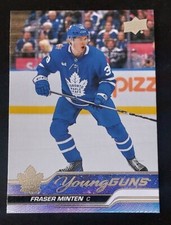 2023-24 Upper Deck Series 2 Fraser Minten Young Guns Rookie Card #482.