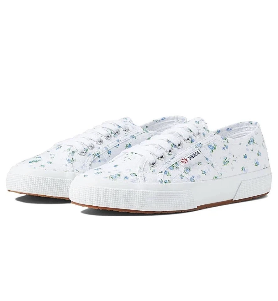 SUPERGA Fantasia Sweetheart Azul Rosa Tenis NUEVAS Hombres 6.5 Mujeres 8 ❤️blt11j13 Foto 2 de 4