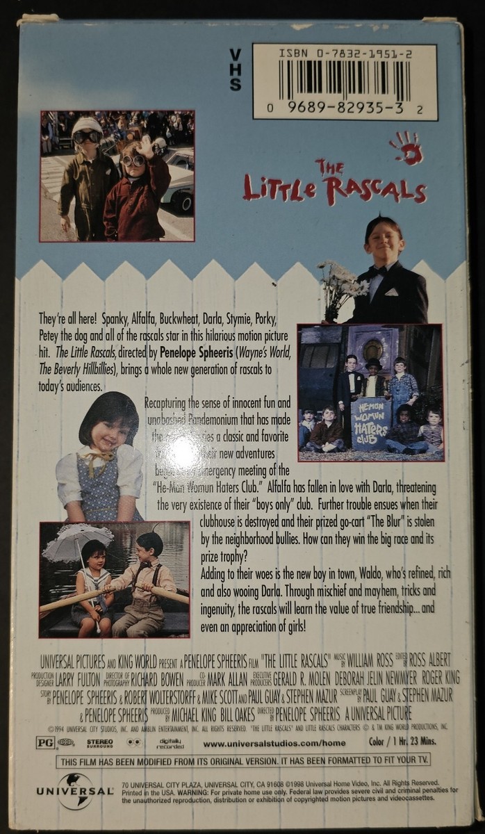 その他 Little Rascals 3 [VHS] The Little Rascals Vhs | eBay