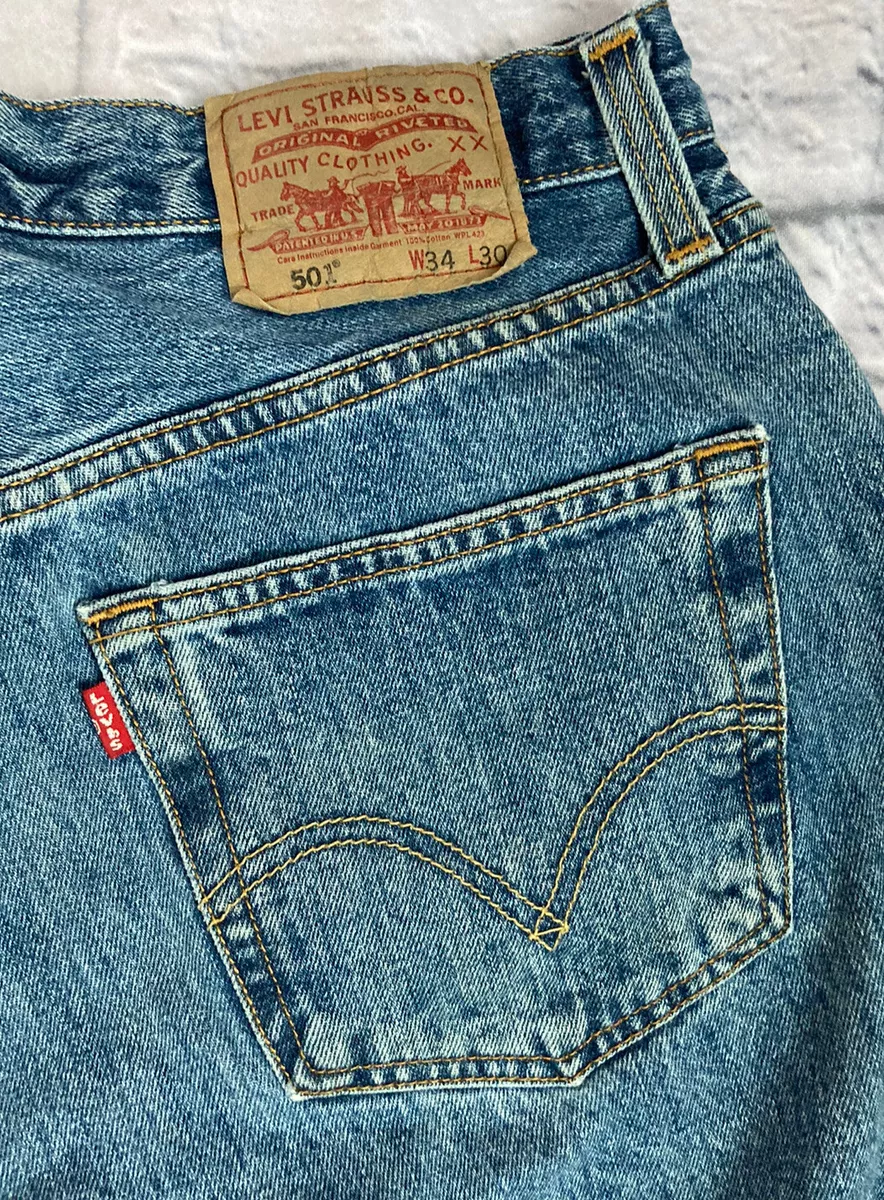 Levis 501 store w34