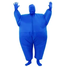 Blue Inflatable Costume Full Body Suit Inflatable Halloween Costumes Fancy Dr...