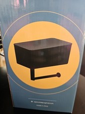 Toilet Paper Holder with Shelf - Flushable Wipes Dispenser  Storage Fits Any Ba