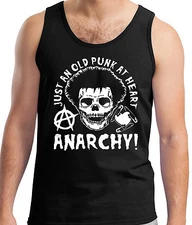 Punk Rock Tank Vest top T-ShirtJust An Old Punk Heart Special Offer 2XL 49-51 in