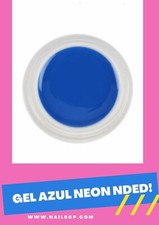 GEL COLOR NEON AZUL  nded  SIN ETIQUETA Alta Calidad UV NEON GLOW SUN 5ml 