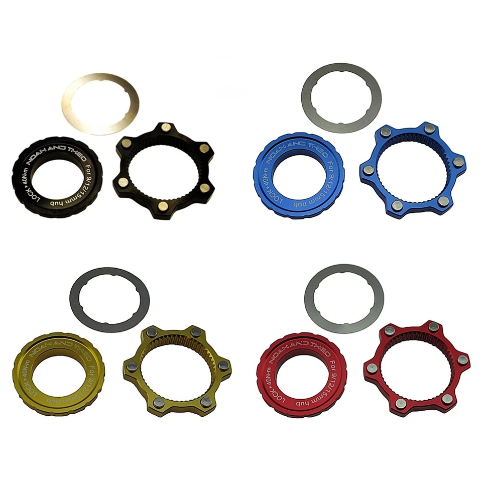 IS International Standard 6 Bolzen auf Center Lock Adapter Mitte 9mm 12mm 15mm Nabe - Bild 2 von 4