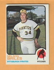 Nelson Briles Pittsburgh Pirates 1973 Topps #303 Santa Clara Broncos