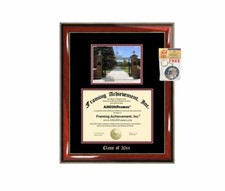 Diploma Frame Big Capital University School Campus Photo Graduation Gift Case Em