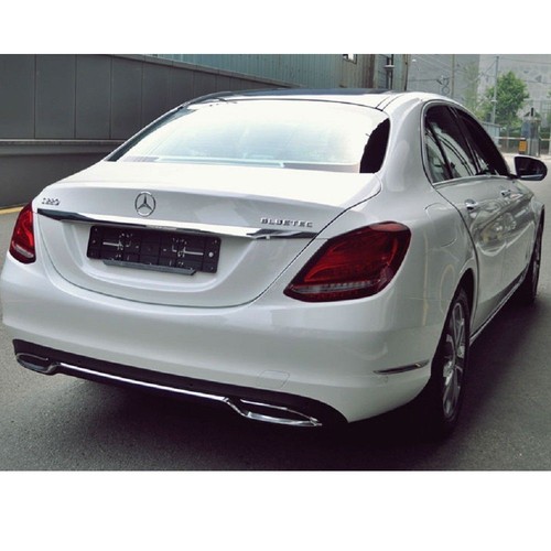 CARBON Mercedes BENZ C-Class W205 Sedan 4DR Rear Roof Spoiler C250 2014-2017 - Picture 3 of 5