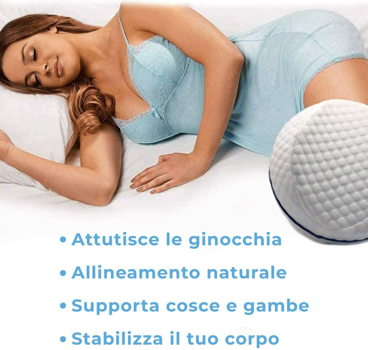 TRIXES Cuscino Ginocchia Chiusura a Strappo - Supporto Ergonomico