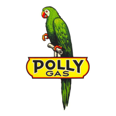Polly Gas 19''x11.5'' Vinyl Decal (DC115A)