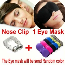 Magnetic Anti Snore Stop Snoring Nose Clip and Chin Strap Sleeping Aid Apnea